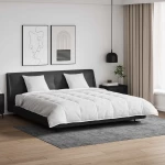 vidaXL Σετ Παπλωμάτων με μαξιλάρι 3 pcs Λευκό Φτέρος