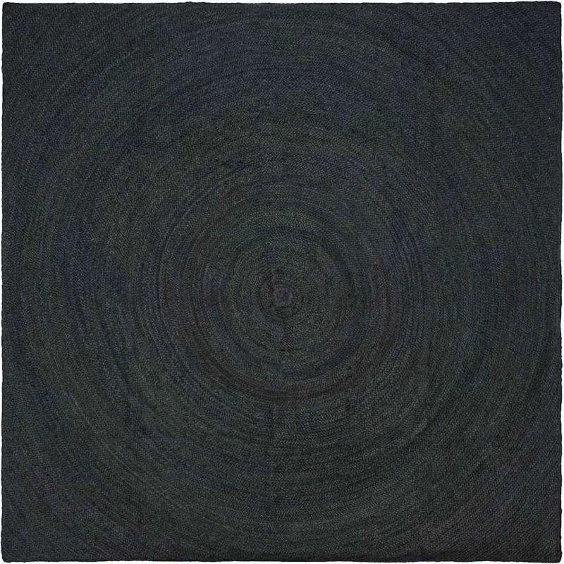 vidaXL Χαλί Σκούρο Γκρι 240 x 240 cm Γιούτα