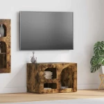 vidaXL Ντουλάπι TV Καπνιστό Δρύς 60 x 35 x 40 εκ. Επεξεργασμένο ξύλο