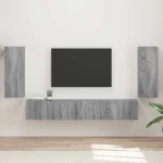 vidaXL 3 pcs Γκρίζο Σονομα