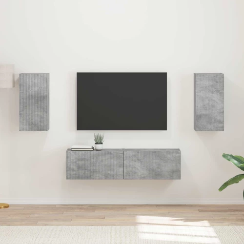 vidaXL 2 pcs Σκυρόδεμα Γκρι