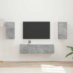 vidaXL 2 pcs Σκυρόδεμα Γκρι