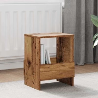 vidaXL Ράφι Περιοδικών 2 pcs Παλιό ξύλο 35 x 30 x 45 εκ.
