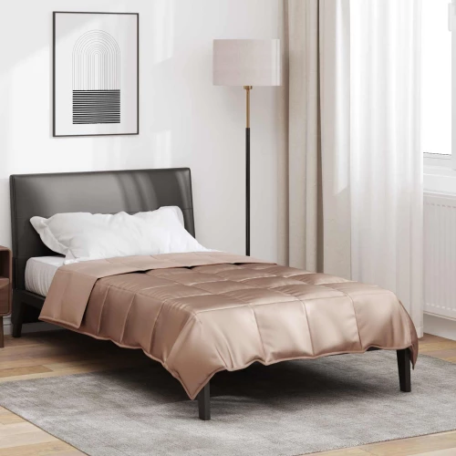 vidaXL Καλοκαιρινό Παπλωματοθήκη Χρυσό 220 x 140 cm