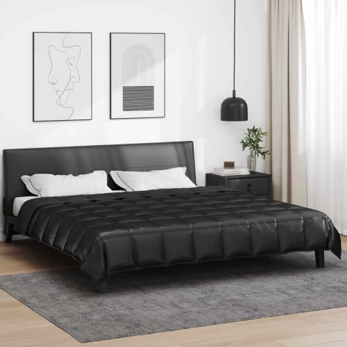 vidaXL Κουβέρτα ολόκληρου του χρόνου Μαύρο 220 x 240 cm