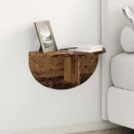 vidaXL Ράφι Τοίχου 2 pcs Παλιό ξύλο 38 x 19 x 19 εκ Επεξεργασμένο ξύλο