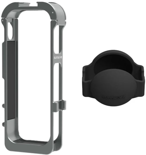 Sunnylife Magnetic Metal Frame with Silicone Lens Cap for Insta360 X5