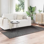 vidaXL Χαλιά χώρου Ορθογώνιος Ανθρακί 170 x 120 εκ.