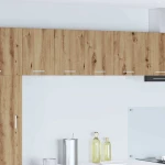 vidaXL Κρεμαστό ντουλάπι Χειροποίητη Δρυς και Λευκό 60 x 31 x 40 εκ