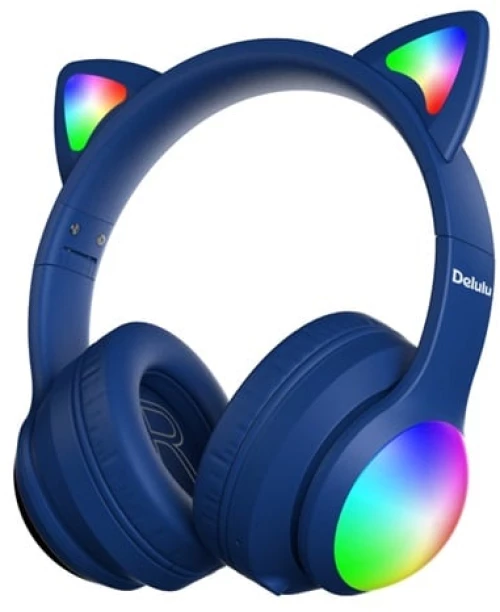 Παιδικά Ακουστικά Bluetooth Delulu DiscoBeats Μπλε | Kiddoboo - KBMS632BLU