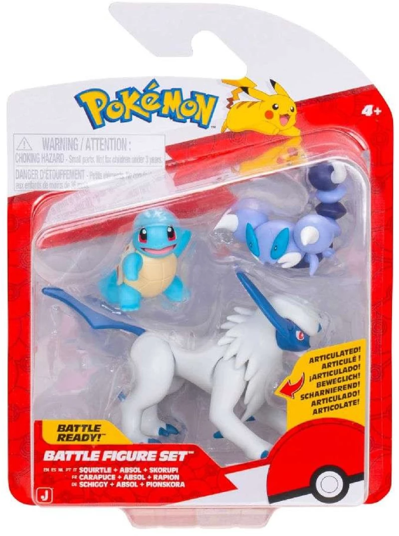 POKEMON ΦΙΓΟΥΡΕΣ W26 SQUIRTLE-SKORUPI-ABSOL (#JW095155-W26)