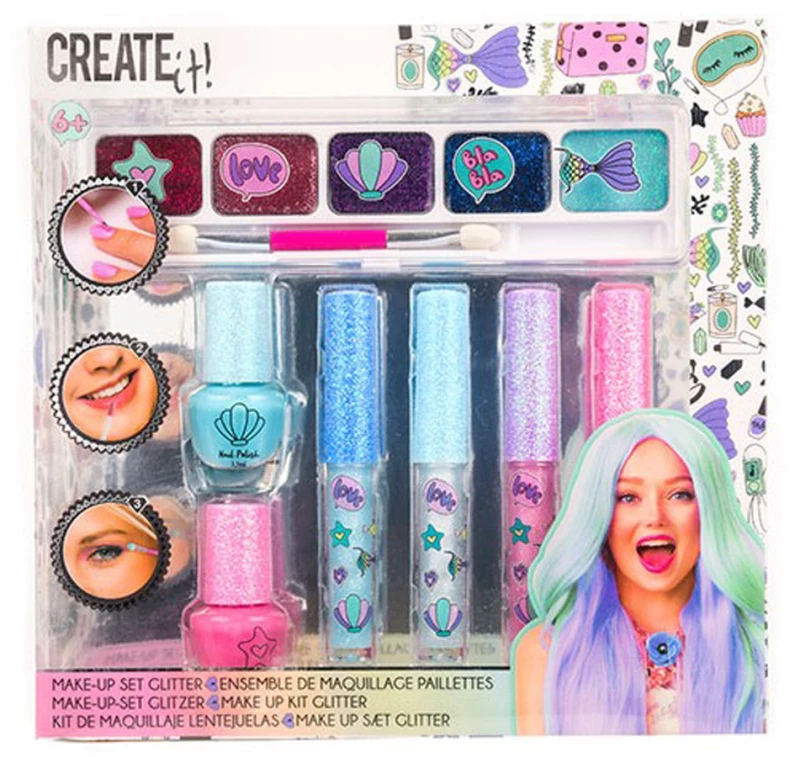 CREATE IT! ΣΕΤ ΜΑΚΙΓΙΑΖ GLITTER MERMAID (#84141V2)