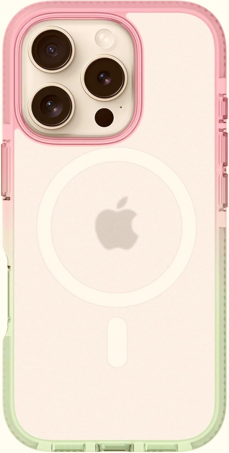 Θήκη iPhone 16 Pro Max Prodigee Flow Ανθεκτική Ημιδιάφανη με MagSafe - Blush Frost (IPH16P-6.7-FLW-BLS)