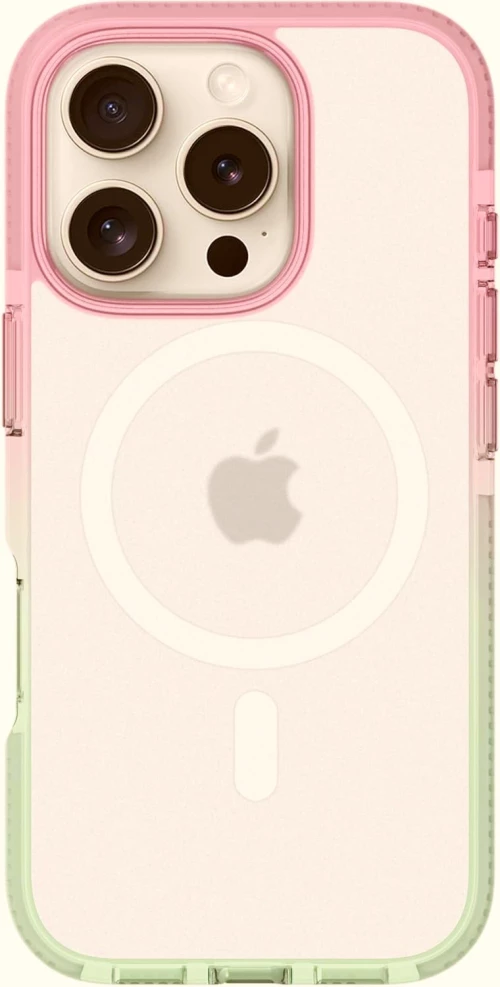 Θήκη iPhone 16 Pro Max Prodigee Flow Ανθεκτική Ημιδιάφανη με MagSafe - Blush Frost (IPH16P-6.7-FLW-BLS)