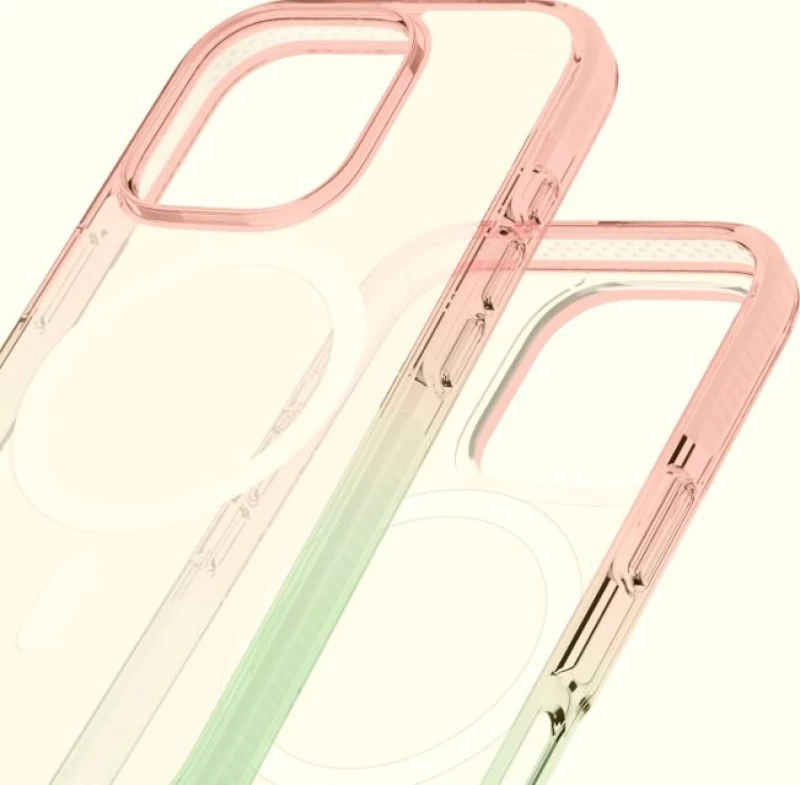 Θήκη iPhone 16 Pro Max Prodigee Flow Ανθεκτική Ημιδιάφανη με MagSafe - Blush Frost (IPH16P-6.7-FLW-BLS)