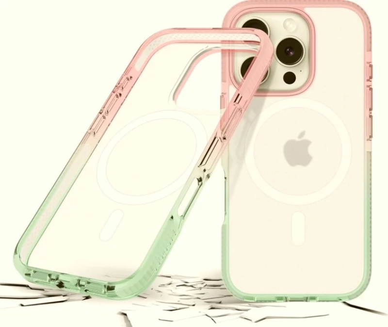 Θήκη iPhone 16 Pro Max Prodigee Flow Ανθεκτική Ημιδιάφανη με MagSafe - Blush Frost (IPH16P-6.7-FLW-BLS)