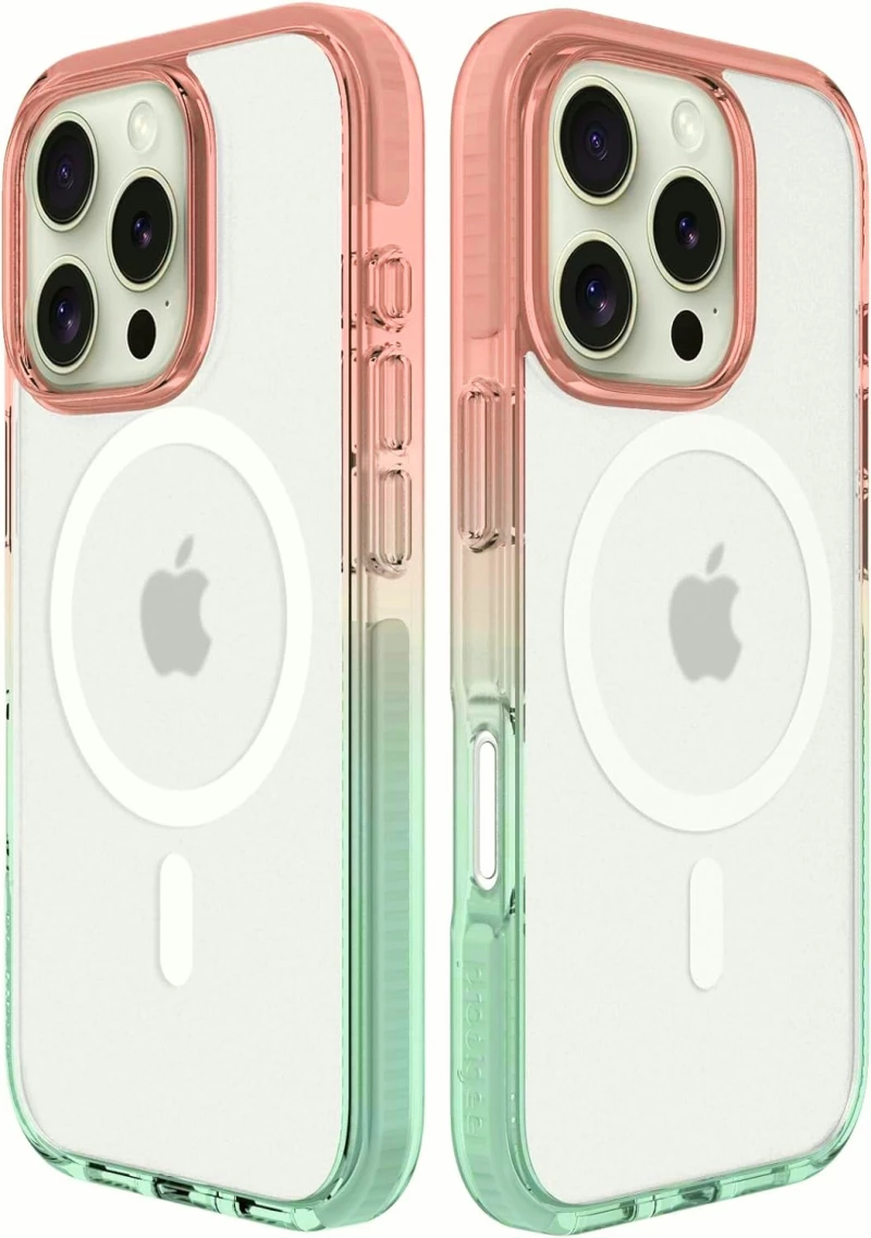 Θήκη iPhone 16 Pro Max Prodigee Flow Ανθεκτική Ημιδιάφανη με MagSafe - Blush Frost (IPH16P-6.7-FLW-BLS)