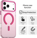 Θήκη iPhone 17 Pro Max Techsuit CandyCase Σκληρή Ημιδιάφανη με MagSafe - Pink (5949419313293)