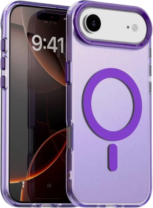 Θήκη iPhone Air Techsuit CandyCase Σκληρή Ημιδιάφανη με MagSafe - Purple (5949419313224)