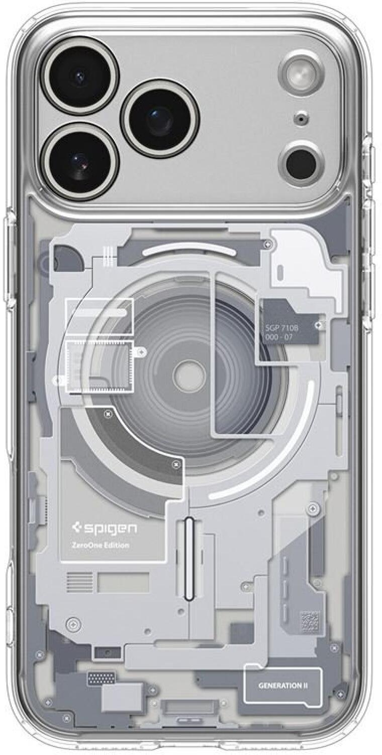 Θήκη iPhone 17 Pro Spigen Ultra Hybrid MagFit Ανθεκτική Σκληρή με MagSafe - Zero One White (ACS10351)