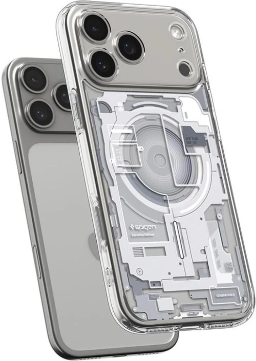 Θήκη iPhone 17 Pro Spigen Ultra Hybrid MagFit Ανθεκτική Σκληρή με MagSafe - Zero One White (ACS10351)