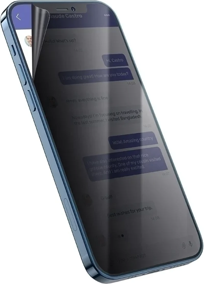 Ματ Μεμβράνη Προστασίας Honor 400 Hoco Hydrogel Pro Privacy Matte Screen Protector Απορρήτου Οθόνης 0.15 mm - Matte (HOCO-FRONT-PRM-025-050)