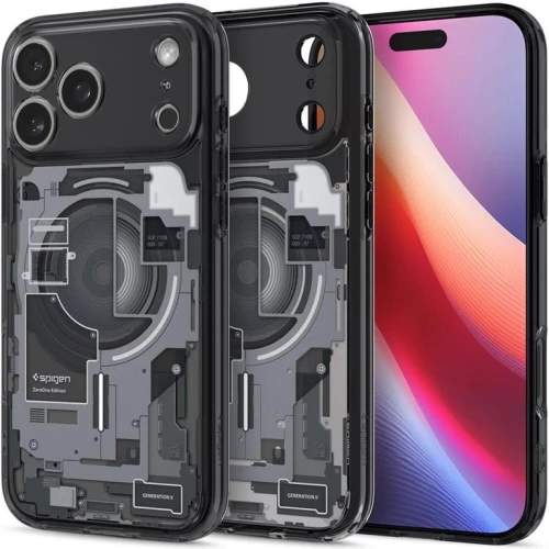 Θήκη iPhone 17 Pro Spigen Ultra Hybrid MagFit Ανθεκτική Σκληρή με MagSafe - Zero One Black (ACS10353)