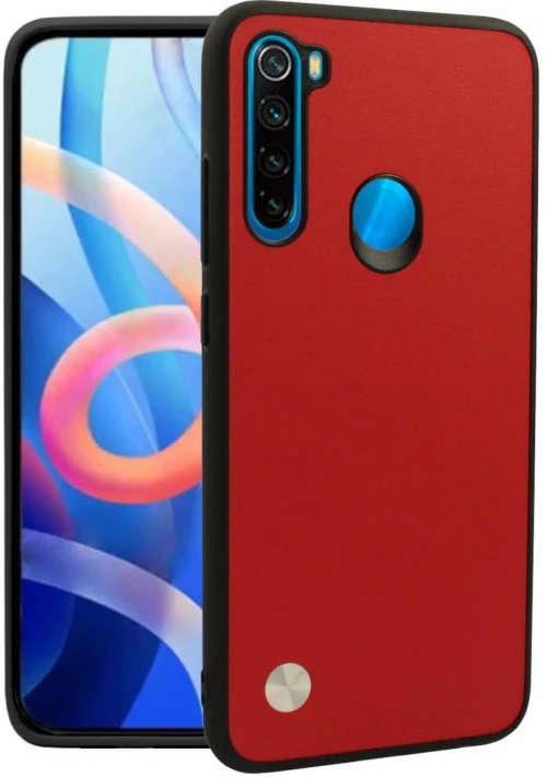 Θήκη Xiaomi Redmi Note 8 / Note 8 2021 Bodycell Vegan Cover Σκληρή - Red (5206015078125)