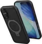 Θήκη iPhone 17 Spacecase Ring Pro Mag Σκληρή με MagSafe & KickStand - Black (5905719130916)