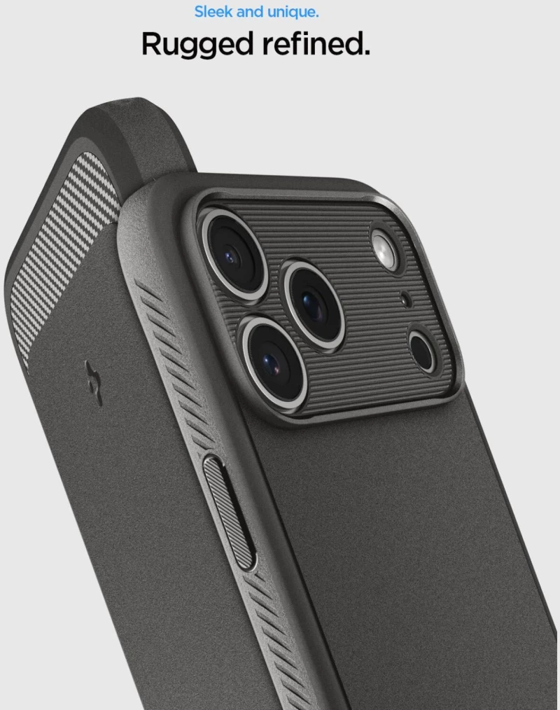 Θήκη iPhone 17 Pro Spigen Rugged Armor MagFit Ανθεκτική με MagSafe - Gray (ACS10330)