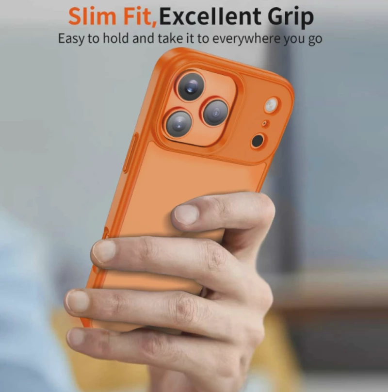Θήκη iPhone 17 Pro Tech-Protect MagMat Σκληρή Ημιδιάφανη - Matte Cosmic Orange (5906302333967)