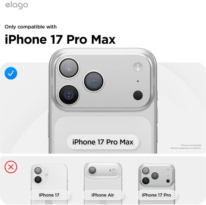 Θήκη iPhone 17 Pro Max Elago Magnetic Silicone Case Premium Σιλικόνης με MagSafe - White (ES17MSSC69PRO-WH)