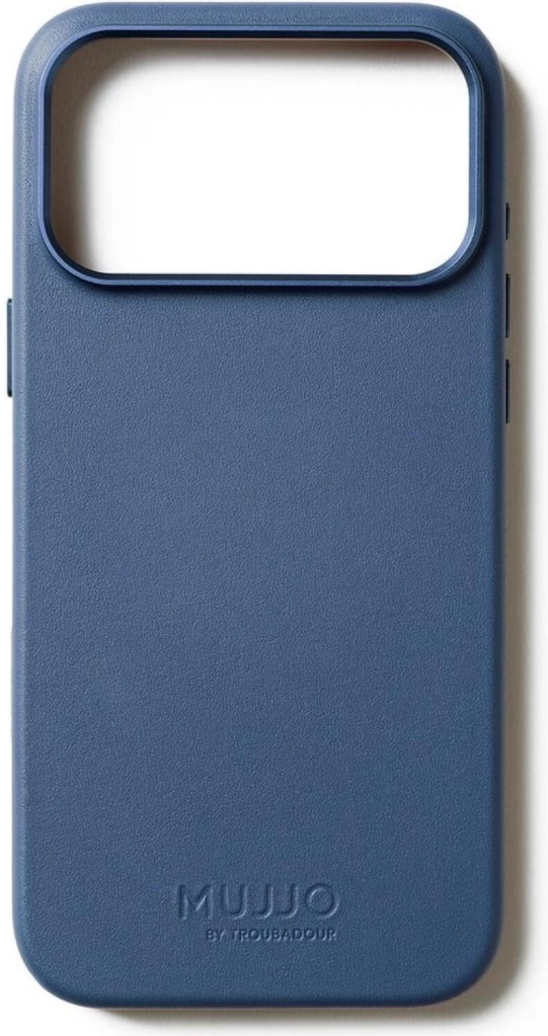 Θήκη iPhone 17 Pro Max MUJJO by Troubadour Full Leather Case Δερμάτινη με MagSafe - Monaco Blue (MUJJO-CL-063-BL)