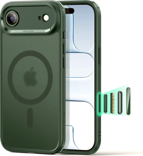 Θήκη iPhone Air ESR Classic Hybrid Magnetic Ανθεκτική με MagSafe & Κάλυμμα για Camera Control - Frosted Green (4894240289297)