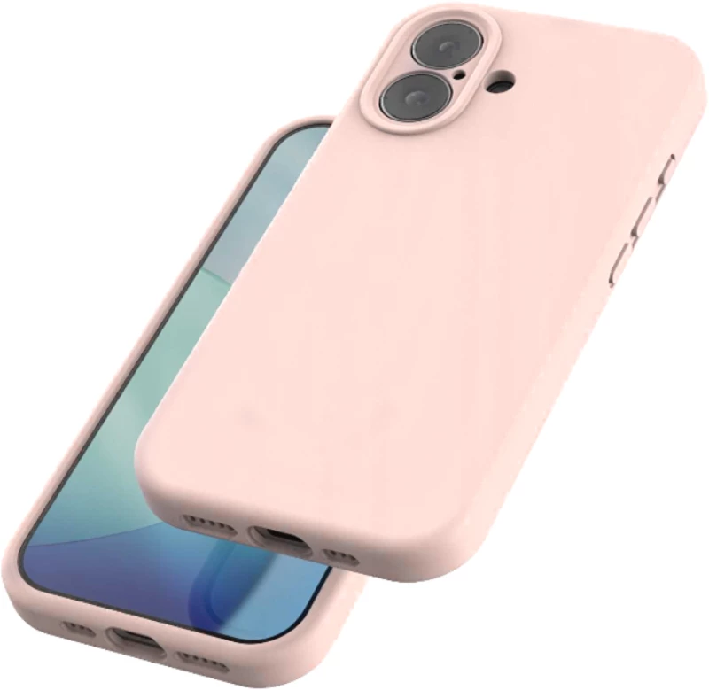 Θήκη iPhone 17 Spacecase Silicone Mag Case Σιλικόνης με MagSafe - Baby Pink (5905719132088)