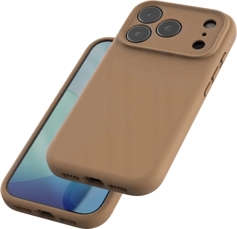 Θήκη iPhone 17 Pro Max Spacecase Silicone Mag Case Σιλικόνης με MagSafe - Brown (5905719132224)