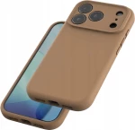 Θήκη iPhone 17 Pro Max Spacecase Silicone Mag Case Σιλικόνης με MagSafe - Brown (5905719132224)