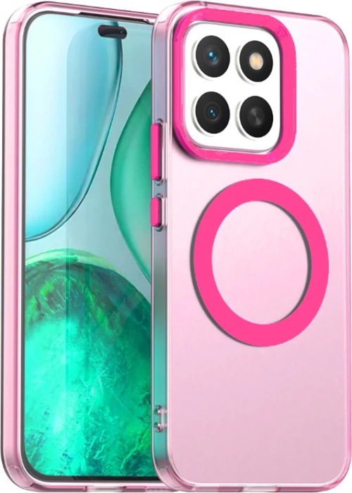 Θήκη Honor X8c Techsuit CandyCase Σκληρή Ημιδιάφανη με MagSafe - Pink (5949419310896)