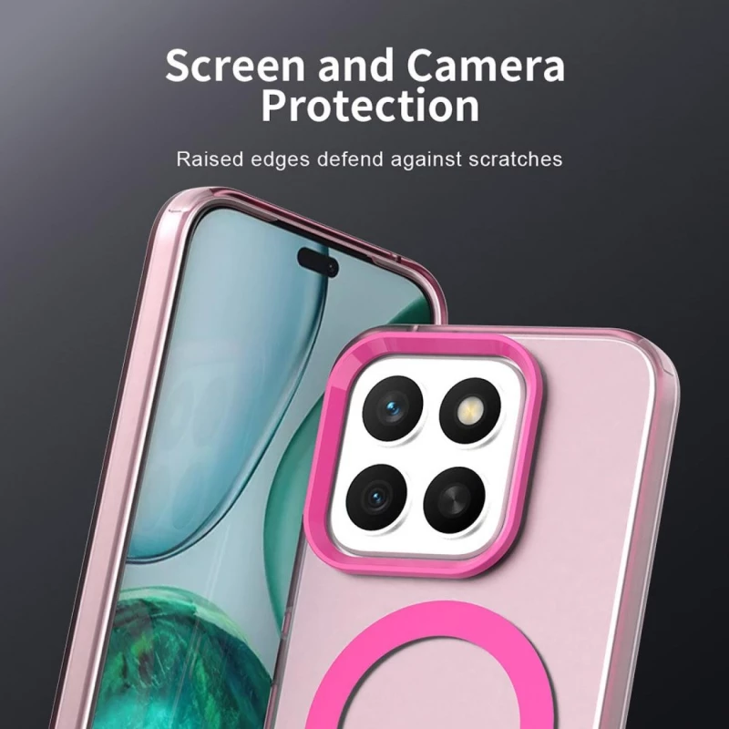 Θήκη Honor X8c Techsuit CandyCase Σκληρή Ημιδιάφανη με MagSafe - Pink (5949419310896)
