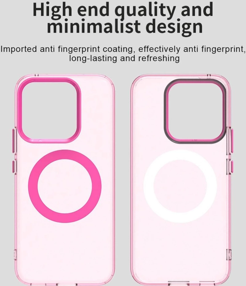Θήκη Honor X8c Techsuit CandyCase Σκληρή Ημιδιάφανη με MagSafe - Pink (5949419310896)