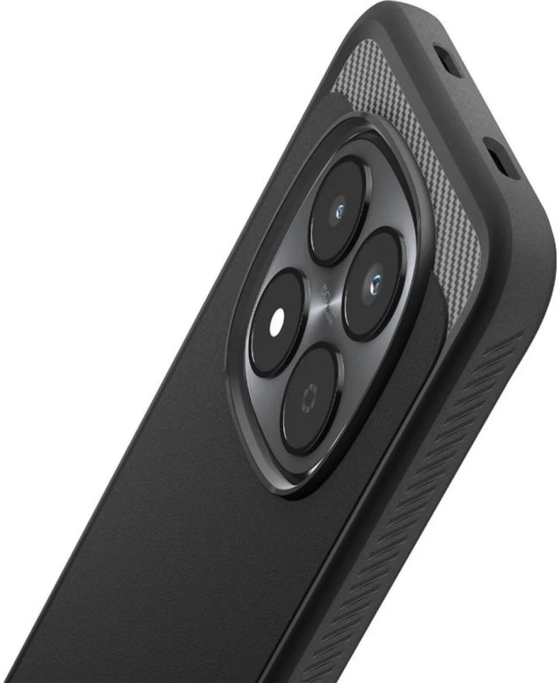 Θήκη Xiaomi Redmi Note 15 Pro 5G Spigen Rugged Armor Ανθεκτική Σιλικόνης - Matte Black (ACS10460)