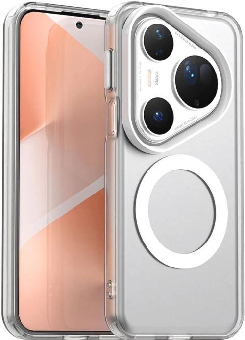 Θήκη Huawei Pura 80 Ultra Techsuit CandyCase Σκληρή Ημιδιάφανη με MagSafe - White (5949419334922)