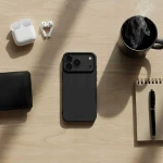 Θήκη iPhone 17 Pro Spacecase Silicone Case Σιλικόνης - Black (5905719131364)