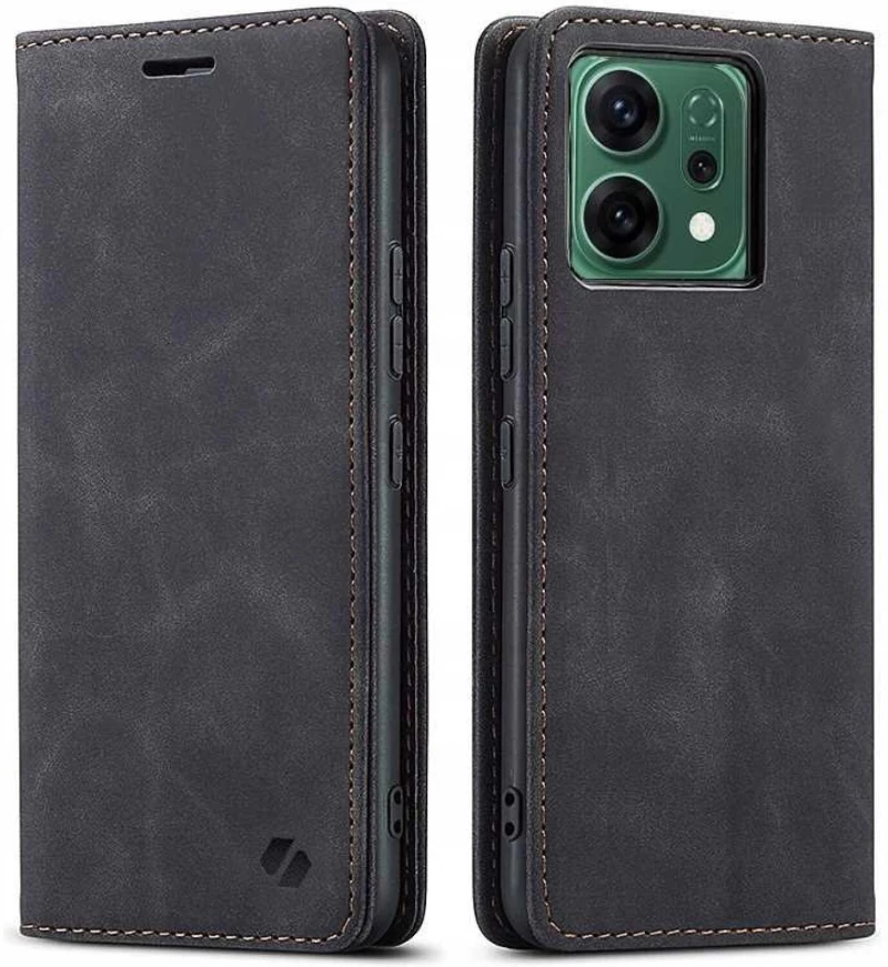 Θήκη Oppo Reno14 Spacecase Wallet Πορτοφόλι - Black (5905719129989)