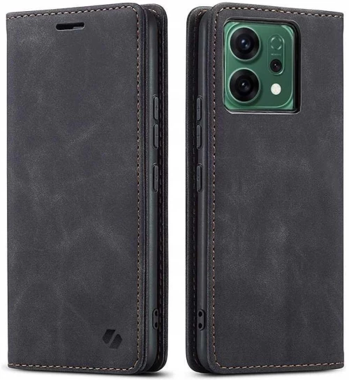 Θήκη Oppo Reno14 Spacecase Wallet Πορτοφόλι - Black (5905719129989)