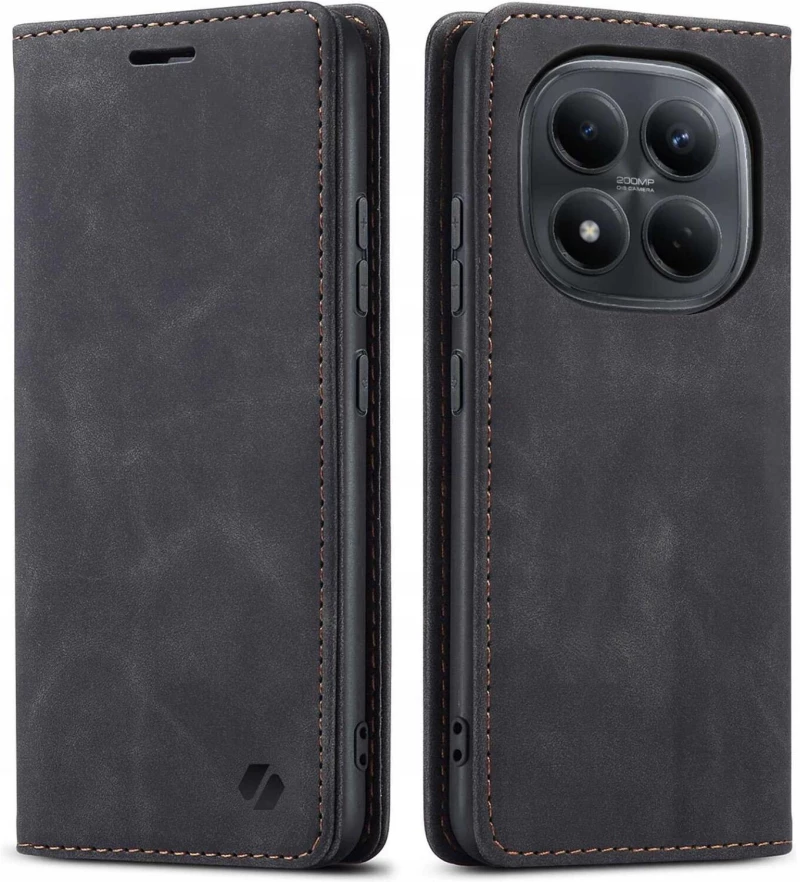 Θήκη Xiaomi Redmi Note 15 Pro 4G Spacecase Wallet Πορτοφόλι - Black (5905719140045)