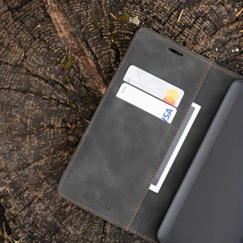 Θήκη Xiaomi Redmi Note 15 Pro 4G Spacecase Wallet Πορτοφόλι - Black (5905719140045)