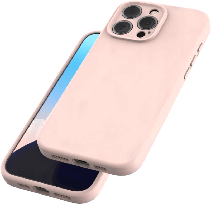 Θήκη iPhone 15 Pro Max Spacecase Silicone Mag Case Σιλικόνης με MagSafe - Baby Pink (5905719137878)