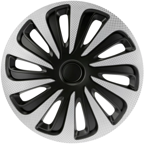 Lampa - Τάσι Αυτοκινήτου 16’’ Kojin Carbon TECH-ONE από υλικό ABS Ασημί / Μαύρο - 1 TEM (L3147.4)