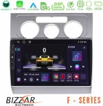 Bizzar F Series 8Core Android14 4+64GB  VW Touran 2003-2011 Navigation Multimedia Tablet 10" Με Carplay & Android Auto